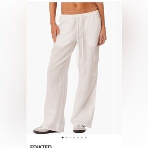 Edikted lyric cotton cover - up  cargo pants